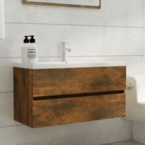 Pood24 valamukapp, suitsutatud tamm, 90 x 38,5 x 45 cm, tehispuit
