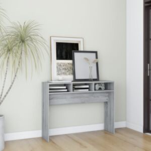 Pood24 konsoollaud, hall Sonoma tamm, 105 x 30 x 80 cm, tehispuit