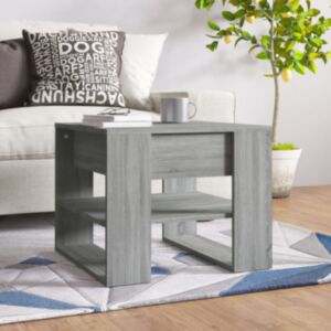 Pood24 kohvilaud, hall Sonoma tamm, 55,5 x 55 x 45 cm, tehispuit