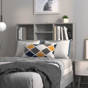 Pood24 шкаф изголовье серый Sonoma 100x19x103,5 см