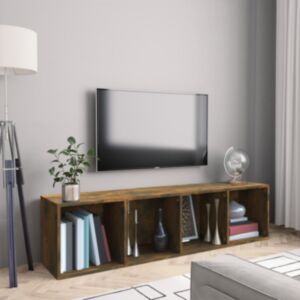 Pood24 книжная полка/перегородка, копченый дуб, 143x30x36см, искусственное дерево