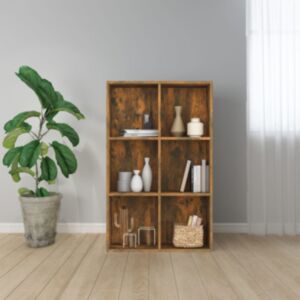 Книжный шкаф/сервант Pood24, копченый дуб, 66 x 30 x 98 см