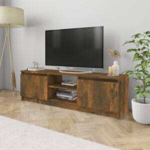 Тумба под ТВ Pood24, копченый дуб, 120 x 30 x 35,5 см, искусственное дерево
