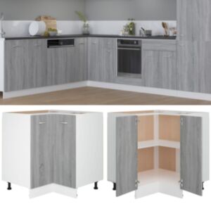 Pood24 köögikapp, hall Sonoma tamm, 75,5 x 75,5 x 80,5 cm, tehispuit