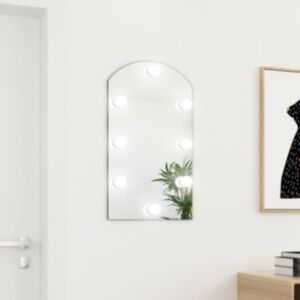 Pood24 peegel LED-tuledega 70x40 cm, klaas, kaarega