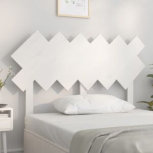 Изголовье Pood24, белое, 122,5x3x80,5 см, дерево сосна
