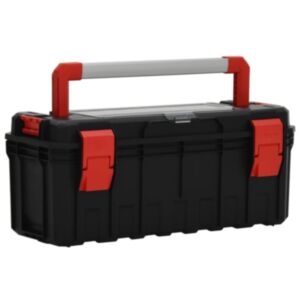 Pood24 tööriistakast, must ja punane, 65x28x31,5 cm