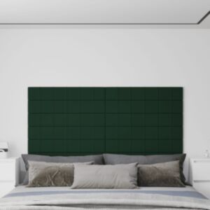 Pood24 seinapaneelid 12 tk, tumeroheline, 90 x 15 cm, kangas, 1,62 m²
