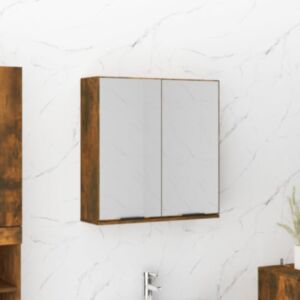 Pood24 vannitoa peegelkapp, suitsutatud tamm, 64 x 20 x 67 cm