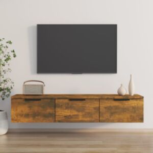 Pood24 навесной шкаф, копченый дуб, 102x30x20 см, искусственное дерево