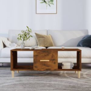 Pood24 kohvilaud, suitsutatud tamm, 102x50x40 cm, tehispuit