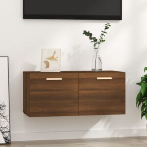 Pood24 навесной шкаф, дуб коричневый, 80 x 35 x 36,5 см, искусственное дерево