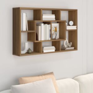 Pood24 seinariiul, pruun tamm, 85x16x52,5 cm, tehispuit