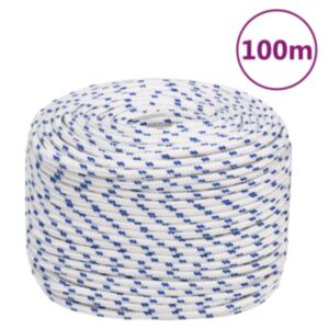 Pood24 paadiköis, valge, 10 mm, 100 m, polüpropüleen