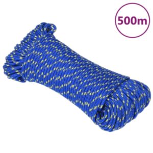 Лодочный канат Pood24, синий, 3 мм, 500 м, полипропилен