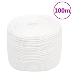 Pood24 paadiköis, täisvalge, 10 mm, 100 m, polüpropüleen
