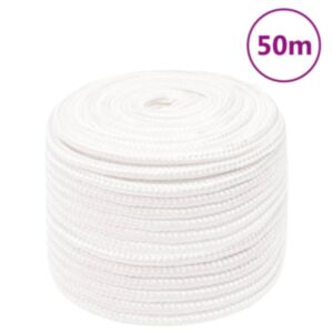 Pood24 paadiköis, täisvalge, 12 mm, 50 m, polüpropüleen
