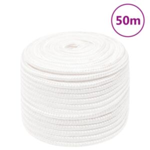 Pood24 paadiköis, täisvalge, 14 mm, 50 m, polüpropüleen