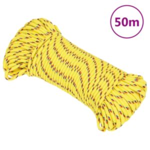 Pood24 paadiköis, kollane, 3 mm, 50 m, polüpropüleen