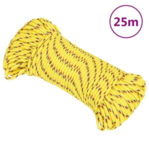 Pood24 paadiköis, kollane, 4 mm, 25 m, polüpropüleen