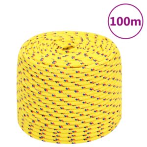 Pood24 paadiköis, kollane, 6 mm, 100 m, polüpropüleen