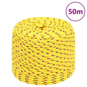 Pood24 paadiköis, kollane, 10 mm, 50 m, polüpropüleen
