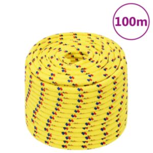 Pood24 paadiköis, kollane, 12 mm, 100 m, polüpropüleen