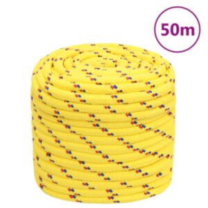 Pood24 paadiköis, kollane, 16 mm, 50 m, polüpropüleen