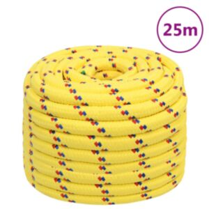 Pood24 paadiköis, kollane, 20 mm, 25 m, polüpropüleen