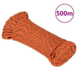 Лодочный канат Pood24, оранжевый, 3 мм, 500 м, полипропилен