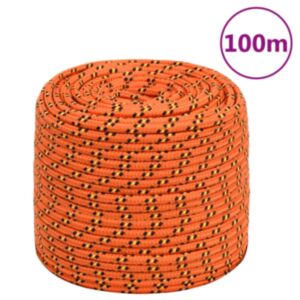 Pood24 paadiköis, oranž, 8 mm, 100 m, polüpropüleen