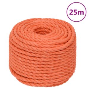 Pood24 töököis, oranž, 12 mm, 25 m, polüpropüleen