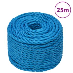 Pood24 töököis, must, 10 mm, 25 m, polüpropüleen