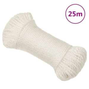 Pood24 töököis, valge, 3 mm, 25 m, polüpropüleen