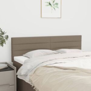 Pood24 voodipeatsid 2 tk, pruunikashall, 72x5x78/88 cm, kangas