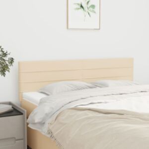 Pood24 voodipeatsid 2 tk, kreemjas, 72x5x78/88 cm, kangas