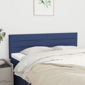 Pood24 voodipeatsid 2 tk, sinine, 72x5x78/88 cm, kangas