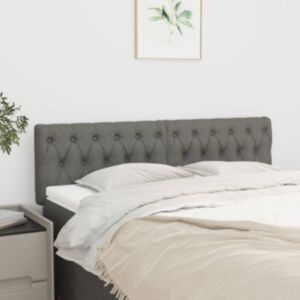 Pood24 voodipeatsid 2 tk, tumehall, 72x7x78/88 cm, kangas