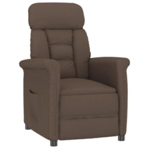 Pood24 Recliner Tool Brown Tumepruun 70.5 x 96.5 x 95 cm kangas