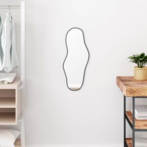 Pood24 seinapeegel, must, 60 x 25 cm