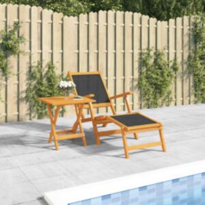 Pood24 terrassitool lauaga, akaatsiapuit ja tekstileen
