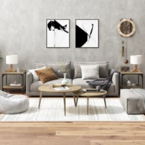 Pood24 lisalauad 2 tk, Sonoma tamm, 40x40x40 cm, tehispuit