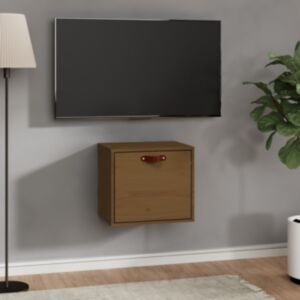 Pood24 навесной шкаф, медово-коричневый, 40 x 30 x 35 см, дерево сосна