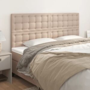 Pood24 voodipeatsid 4 tk, cappuccino, 80x5x78/88 cm, kunstnahk