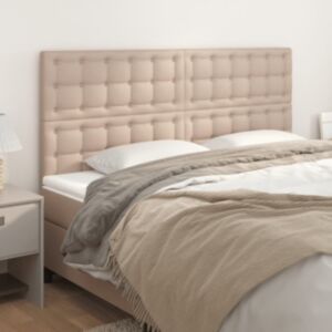 Pood24 voodipeatsid 4 tk, cappuccino, 100x5x78/88 cm, kunstnahk