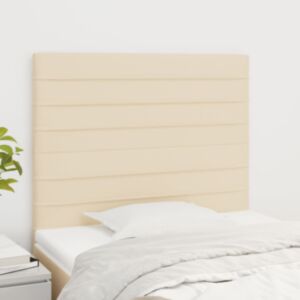 Pood24 voodipeatsid 2 tk, kreemjas, 80x5x78/88 cm, kangas