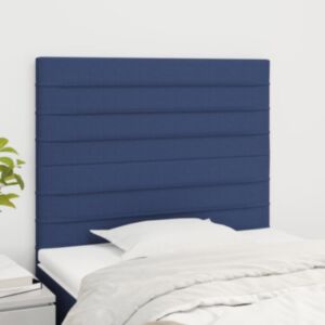 Pood24 voodipeatsid 2 tk, sinine, 80x5x78/88 cm, kangas