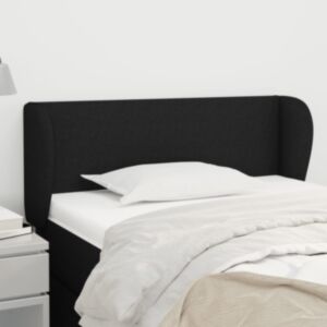 Pood24 voodipeats servadega, must, 83x23x78/88 cm, kangas