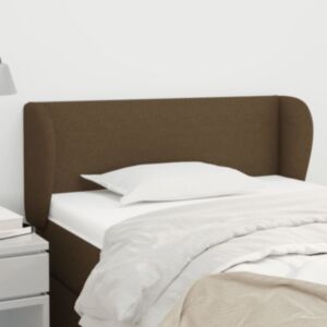 Pood24 voodipeats servadega, tumepruun, 93x23x78/88 cm, kangas