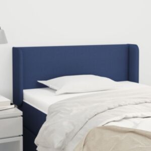 Pood24 voodipeats servadega, sinine, 103x16x78/88 cm, kangas